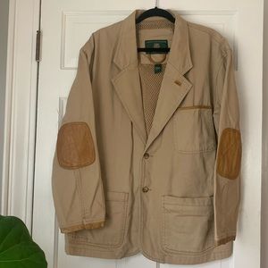 ORVIS Mens Canvas Hunting Blazer Jacket Coat L